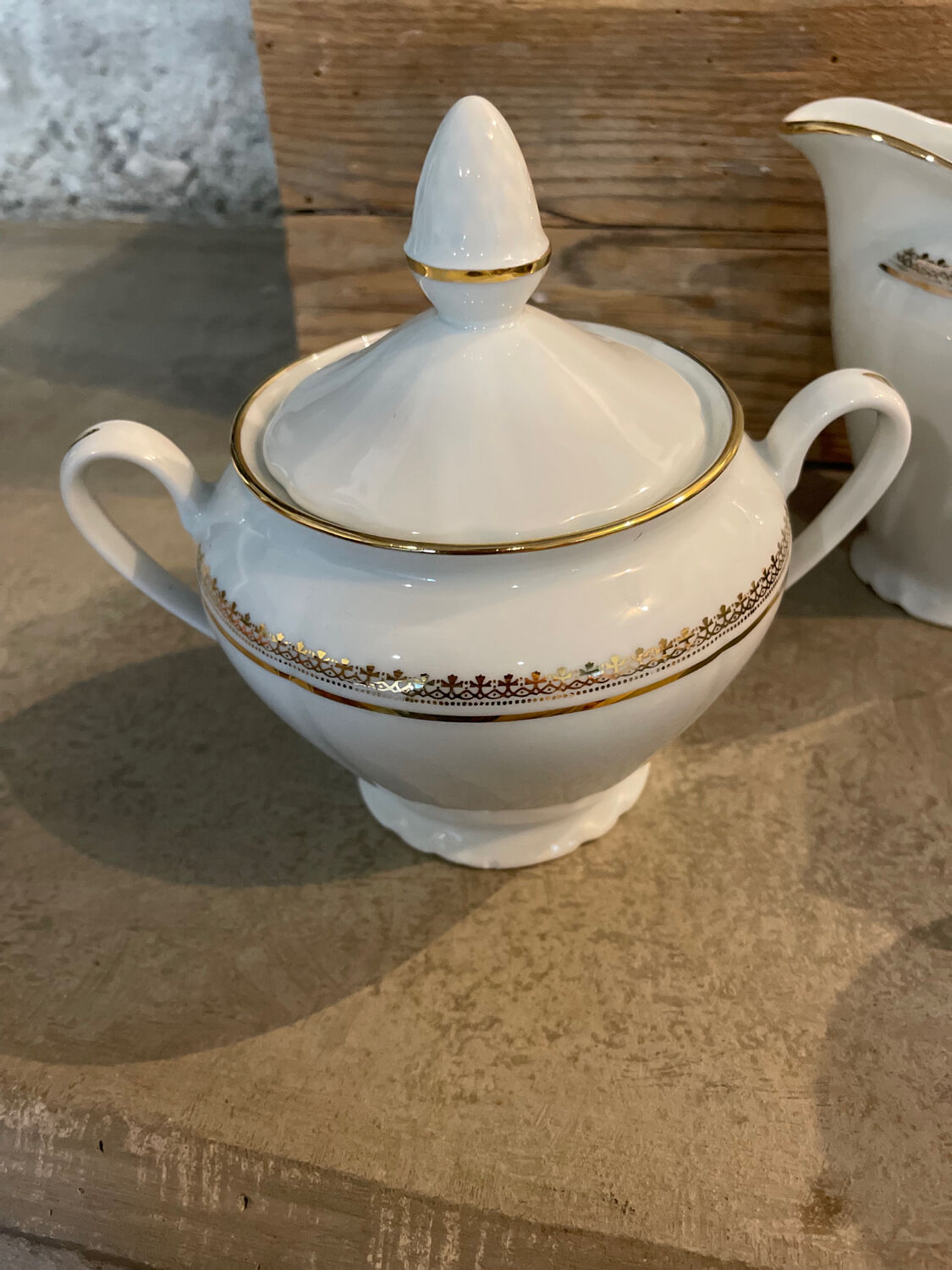 Coffee and dessert service - porcelain in Sologne