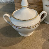 Coffee and dessert service - porcelain in Sologne