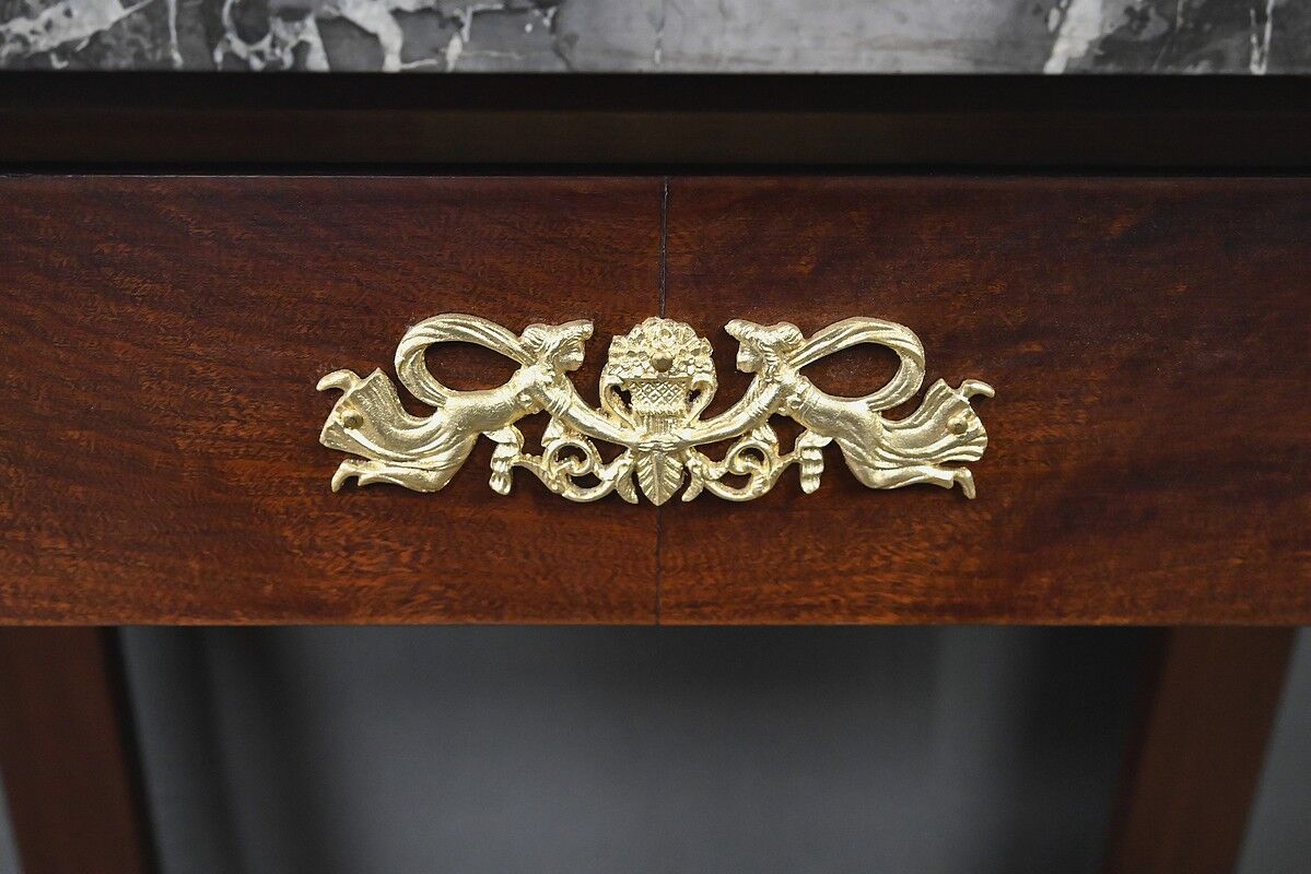 Petite console en acajou, style Empire – XIXe