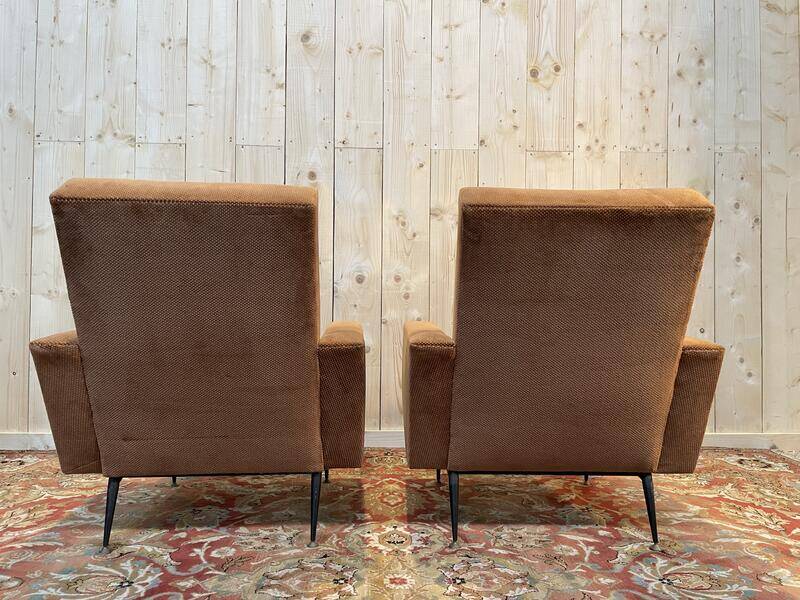 Pair of vintage 1950/1960 armchairs