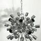 Vintage chrome sputnik by Reggiani. Italy 1970s