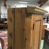 Fir corner wardrobe early 20th century