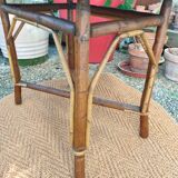 Vintage rattan coffee table