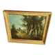 Barbizon School signed, 19th century oil on canvas representing a landscape