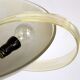 Brass and Curved Glass Ceiling Light from ESC Zukov, 1940s