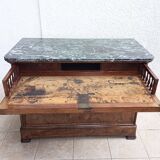 Louis Philippe mahogany secretary chest of drawers