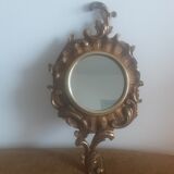 Bronze wall mirror - vintage