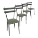 4 chaises italiennes avec Tweed, années 1960