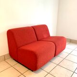 Set of 4 vintage modular easy chairs