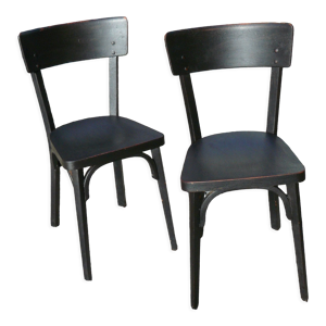 Paire de chaises bistrot