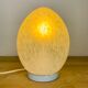 Domec egg lamp, speckled glass from Vianne, 70s