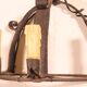 Pair of wrought iron wall sconces in medieval style