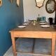 Farm table with 6 drawers