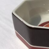 Serving dessert 12 pieces porcelain & Villeroy Boch Avant-garde design modernist vintage 70