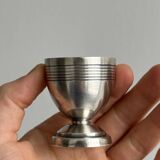 Silver-plated egg cup