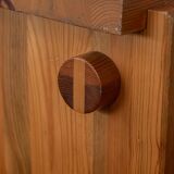 Vintage Pine Coffee Table Dymling Yngve Ekström Swedese, Brutalist, 1970s