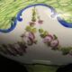 Sèvres, 20th century porcelain tripod planter with floral decoration