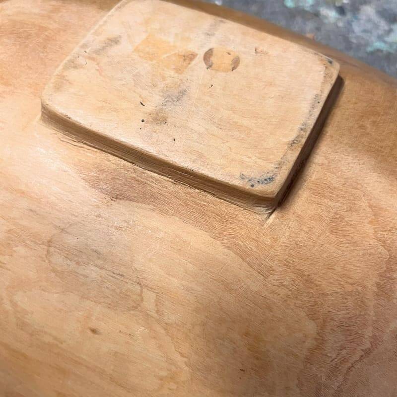 Large wooden dish