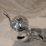 Silver-plated metal teapot by Christofle, Marly rocaille pattern, 1L