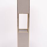 Floor lamp Pedestal Bronze Mirror Hollywood Regency 1970s