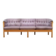 Lilac velour sofa, Danish design, 1970s, production: Denmark