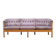 Lilac velour sofa, Danish design, 1970s, production: Denmark
