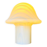 Large Model Glass Mushroom Table Lamp By Peill & Putzler, Germany 1960S