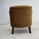 1960s, Danish armchair, furniture velour, ash wood.