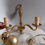 Applique double en bronze, style louis XVI