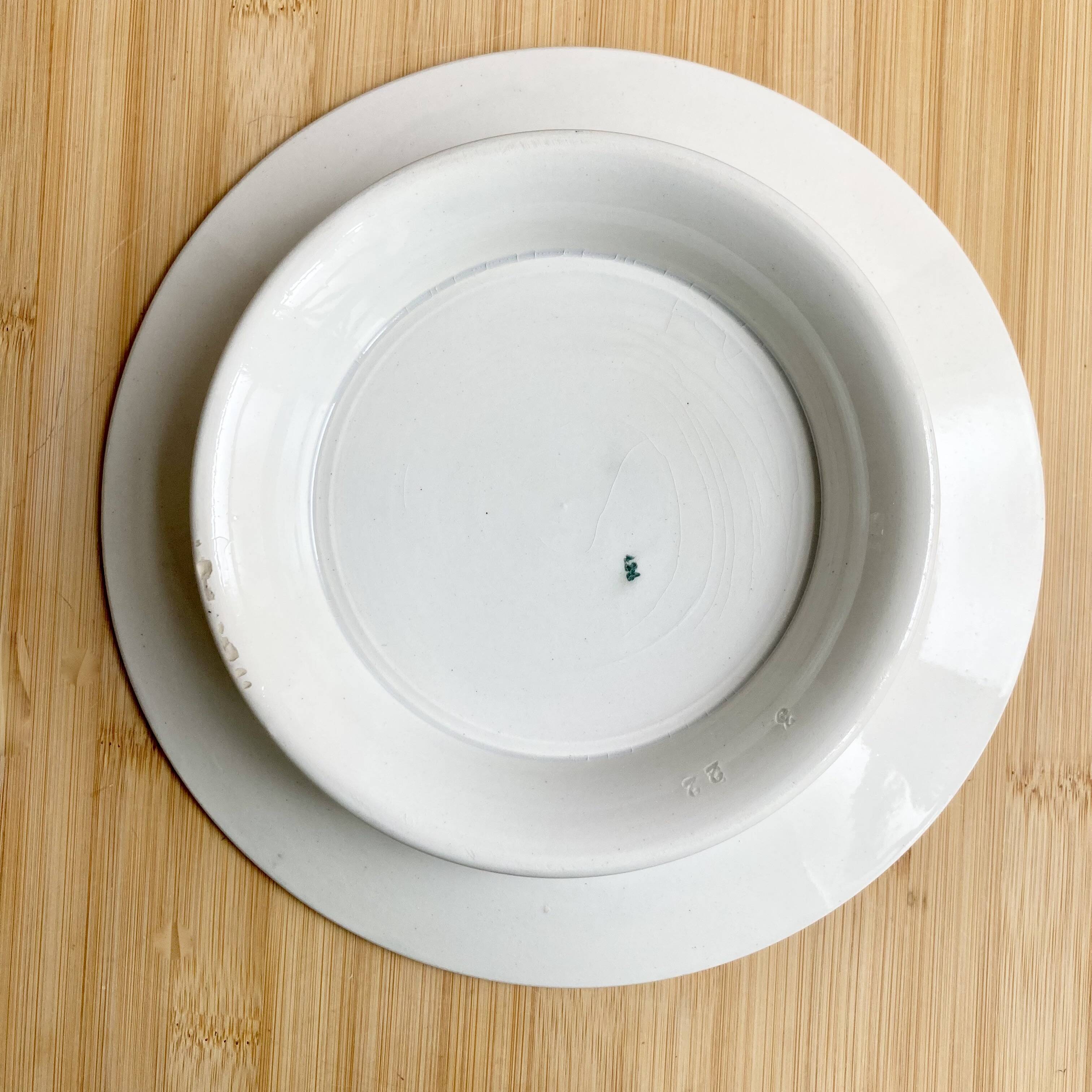 Saint-Amand Ironstone Footed Plate