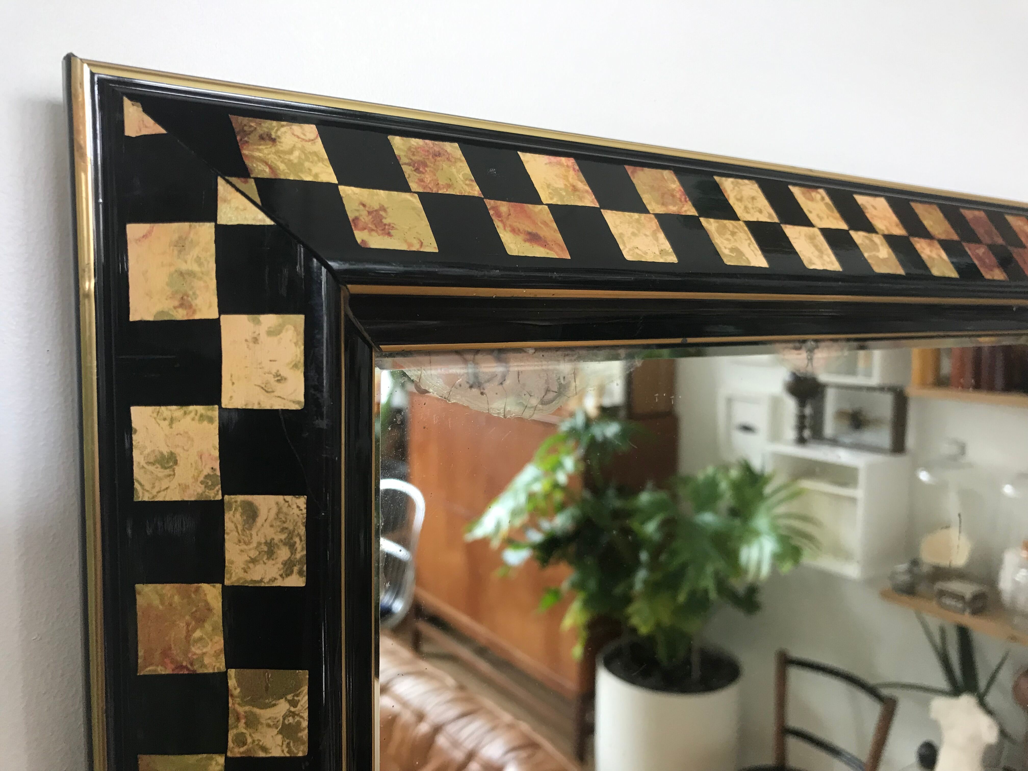 Mirror checkerboard 70 x 52 cm