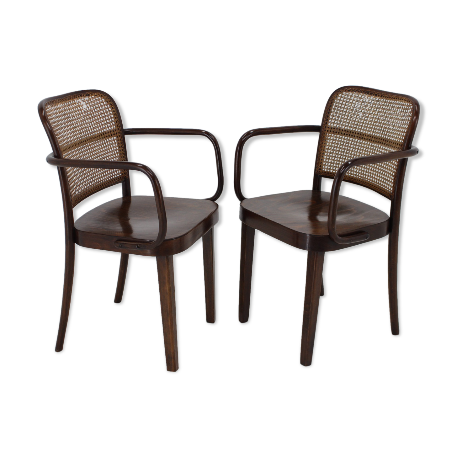 1920s Josef Hoffmann Bentwood Chairs, No. 811 for Thonet,Czechoslovakia