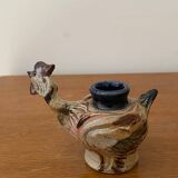 Zoomorphic candle holder La Borne