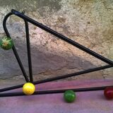 Vintage multicolored ball coat holder