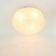Large Mid-Century Modern Murano Ice Glass Ceiling Light from Doria, 1960s