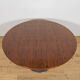Table à manger ronde moderne du milieu du siècle, Danemark, années 1970