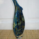 Blue vase art deco style