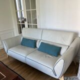 French leather sofa