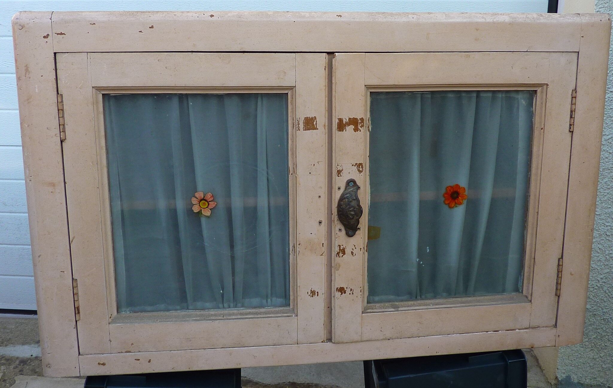 Furniture 2 glass doors vintage years 40/50