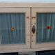 Furniture 2 glass doors vintage years 40/50