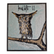 Tapestry after Bernard Buffet "the owl" 67 x 56 cm