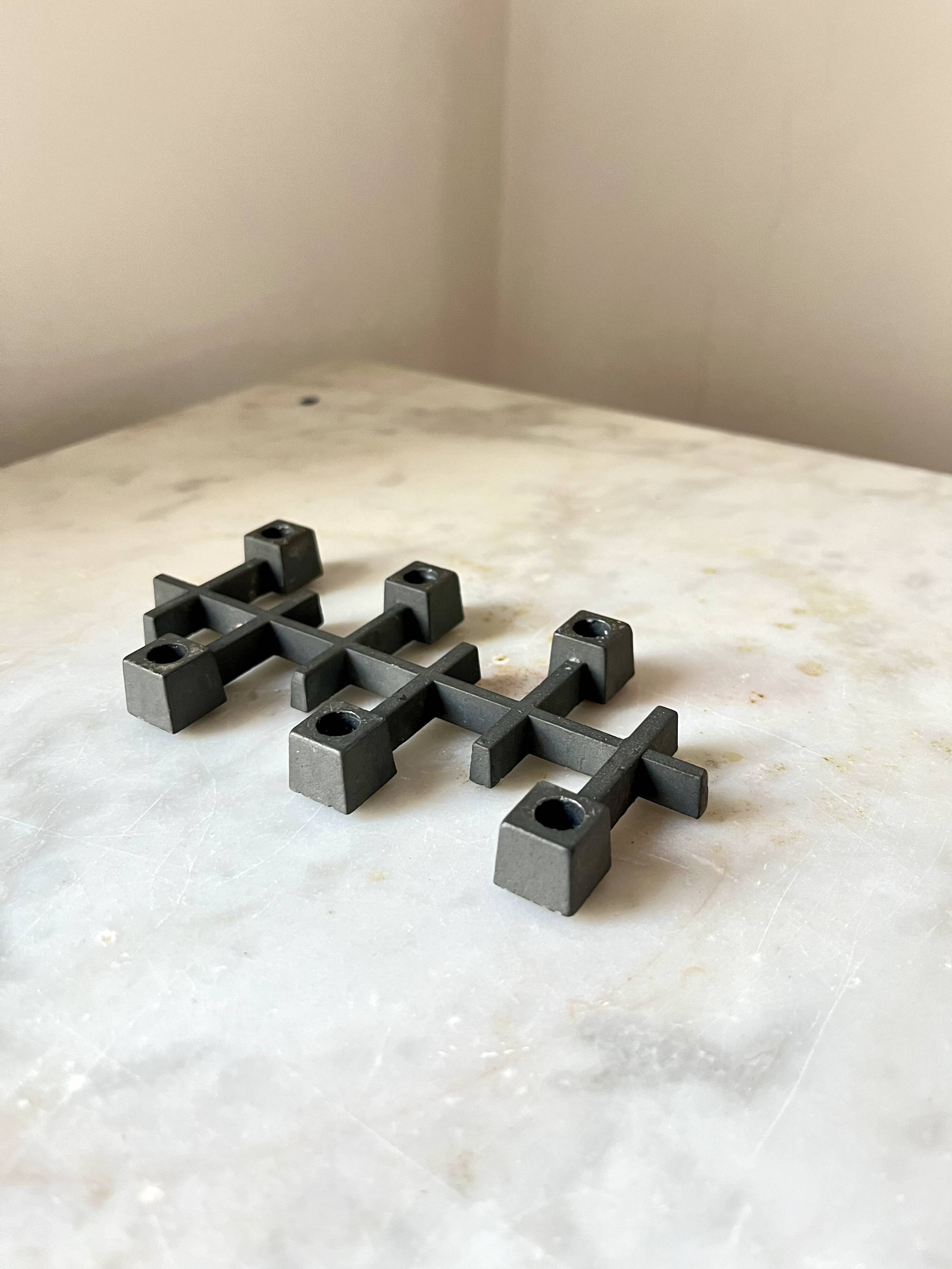 Vintage PARO Modular Candleholder by Jens Quistgaard – Danish Brutalist
