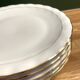 6 Limoges porcelain dinner plates signed P. Dessagne in very good condition
