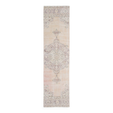 3x12 Cream Beige Persian Runner Rug 86x358Cm SK 17433