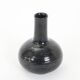 Handcrafted black Hegnetslund Keramik vase / 1960s / 1970s / mid-century Danish modern design