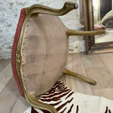 Paire de fauteuils cabriolet Louis XV