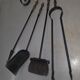 Fireplace hearth accessory in wrought iron