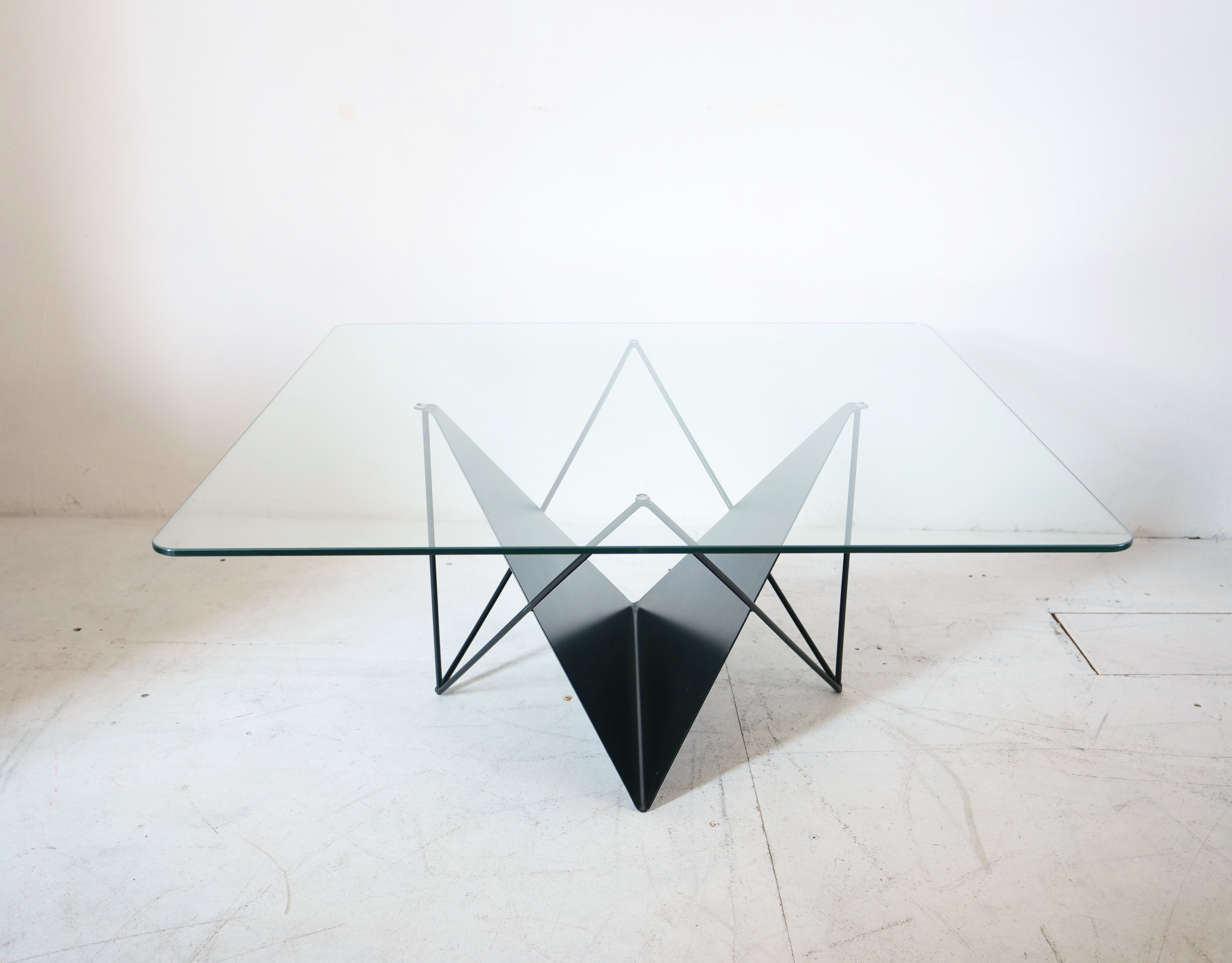 Butterfly geometric design coffee table