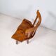 Swedish folk art chair from the 19th century with highly decorative forms.