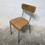 Green school chair